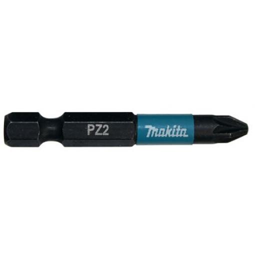 Makita Bit šroubováku, Magnet, typ hlavice: Šestihranný, Šestihran, 6.35 mm, PZ2, celková délka: 50 mm, počet kusů: 1