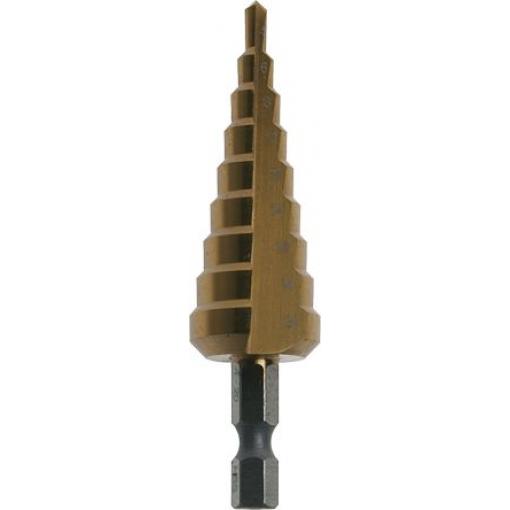 Stupňový vrták, HSS Tříplošný 4 to 32 mm Makita