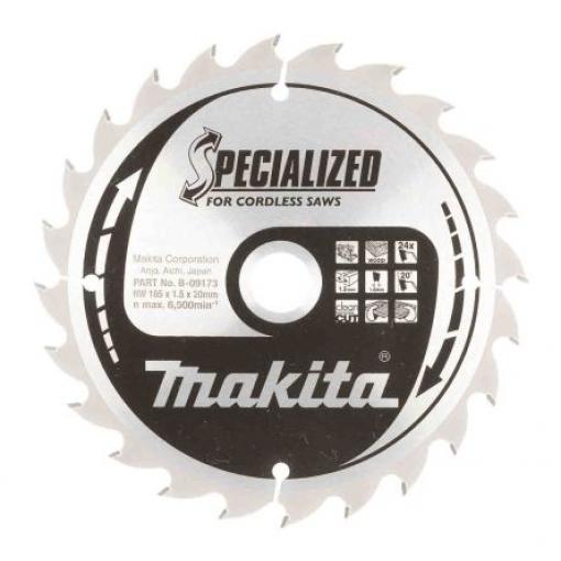 Kotouč pro kotoučovou pilu Makita 24 Dřevo 165 mm 1