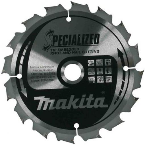 Kotouč pro kotoučovou pilu Makita 16 Dřevo 165 mm 1
