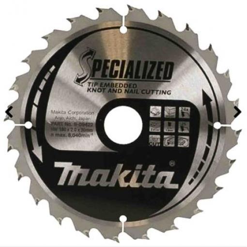 Kotouč pro kotoučovou pilu, průměr lopatky: 165mm, průměr stopky: 20mm Makita