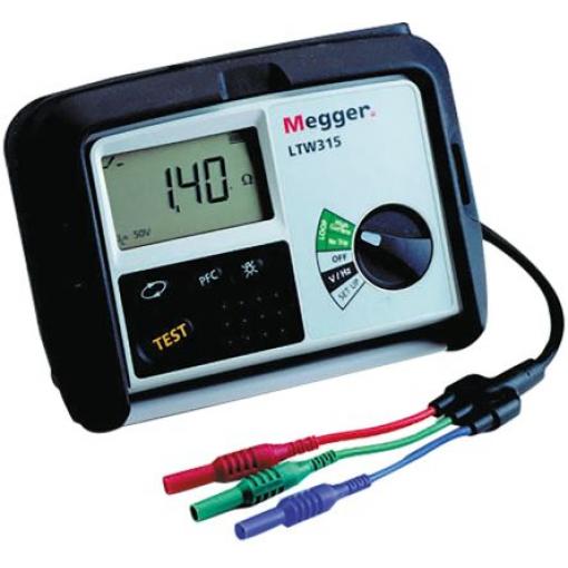 Tester impedance smyček LTW315-EU-BS 440V St. 4 A Megger, úroveň kategorie: KAT IV