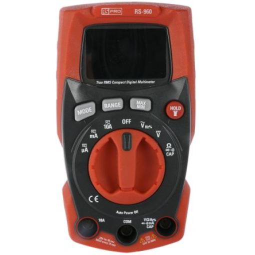 Multimetr Ruční, typ displeje: Digitální, číslo modelu: RS-960 RS PRO True RMS, ISOCAL