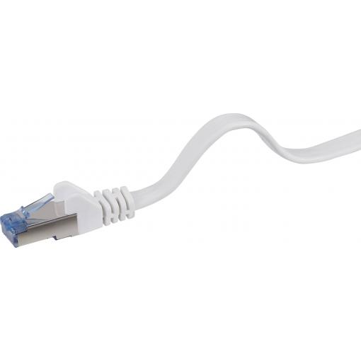 Renkforce RF-4149852 RJ45 síťové kabely, propojovací kabely CAT 6A U/FTP 15.00 m šedá flexibilní provedení, s ochranou, samozhášecí 1 ks