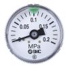 Tlakoměr MNPT G46-2-01, přesnost: ±3 % 42.5 mm Odlévaný hliník 0.2 MPa 0 MPa SMC