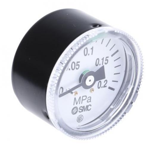 Tlakoměr MNPT G46-2-01, přesnost: ±3 % 42.5 mm Odlévaný hliník 0.2 MPa 0 MPa SMC