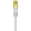 Renkforce RF-4149867 RJ45 síťové kabely, propojovací kabely CAT 6a (surový kabel CAT 7) S/FTP 3.00 m šedá s ochranou, samozhášecí 1 ks