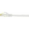 Renkforce RF-4149867 RJ45 síťové kabely, propojovací kabely CAT 6a (surový kabel CAT 7) S/FTP 3.00 m šedá s ochranou, samozhášecí 1 ks
