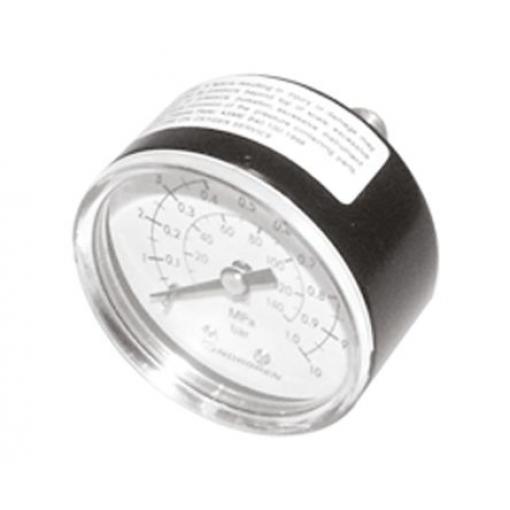 Tlakoměr MNPT 18-013-011, přesnost: ±2.5 % 50 mm R 1/8 in ABS, Nerezová ocel, 65 °C 4 bar 0 bar Norgren