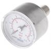 Analogový měřič přetlaku M1/4G40S-10 Zadní vstup 40mm G 1/4 Nerezová ocel Parker, DKD kalibrace