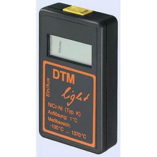 Digitální teploměr Kabelový DTM-L, přesnost: ±3 % F, °C, typ sondy: K 1, rozsah teploty: 1370 °C, číslo modelu: DTM-L