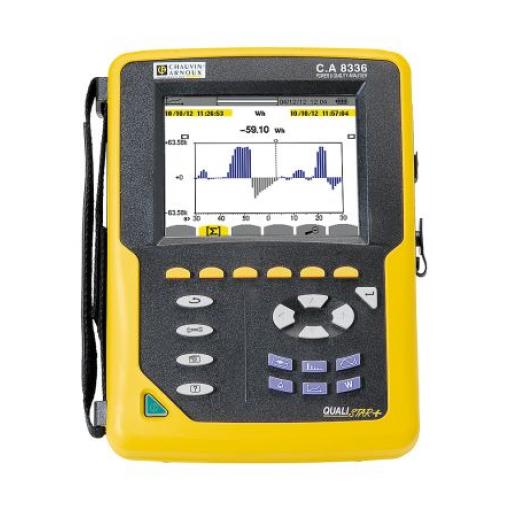 Analyzátor kvality elektrické energie 3fázový, číslo modelu: CA8336 Chauvin Arnoux 100 mA 1000V ac