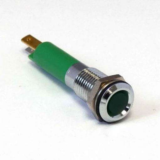 Indikátor pro montáž do panelu, řada: 1901x35x barva Zelená, 24 V dc CML Innovative Technologies, IP67