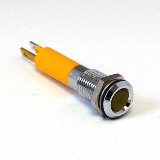 Indikátor pro montáž do panelu, řada: 1901x35x barva Žlutá, 24 V dc CML Innovative Technologies, IP67