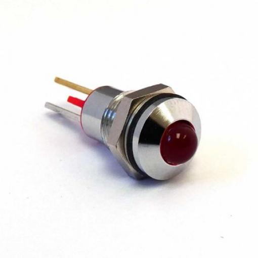 Indikátor pro montáž do panelu, řada: 1904X05X Červená M8 CML Innovative Technologies 2V M8, IP67