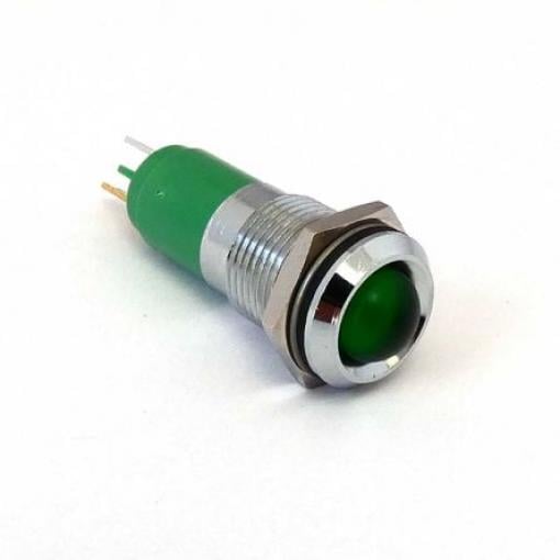 Indikátor pro montáž do panelu, řada: 192AX35X Prominentní barva Zelená, 24 V ac/dc CML Innovative Technologies, IP67