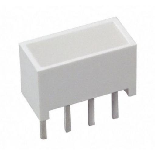 HLMP-2550-FG000 LED displej, řada: HLMP-2550-FG000 Světelná lišta barva LED diody Zelená 50mcd 5 mm Broadcom 585 nm