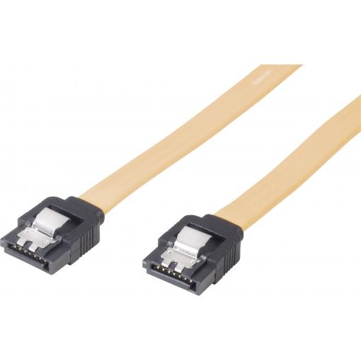 Renkforce pevný disk kabel [1x SATA zásuvka 7-pólová - 1x SATA zásuvka 7-pólová] 0.30 m žlutá