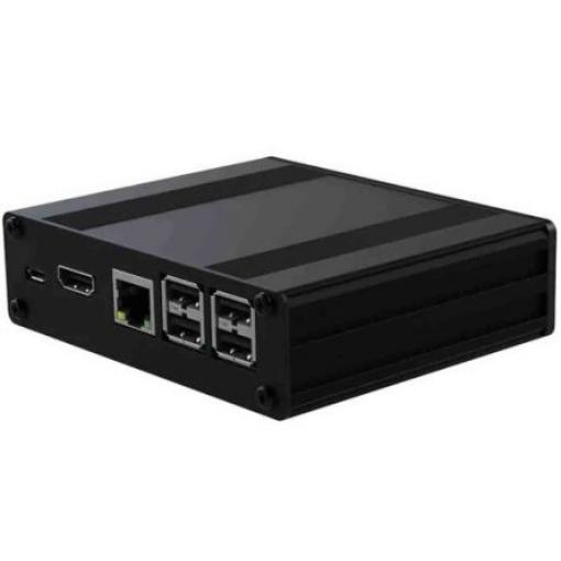 RS PRO Pouzdro Raspberry Pi, řada: Pi 3 Enclosure Hliník Raspberry Pi Černá