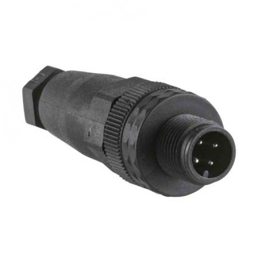 Kulatý konektor, počet kontaktů: 4, Kabel, velikost: M12 Telemecanique Sensors, pohlaví kontaktu: Vnější, orientace