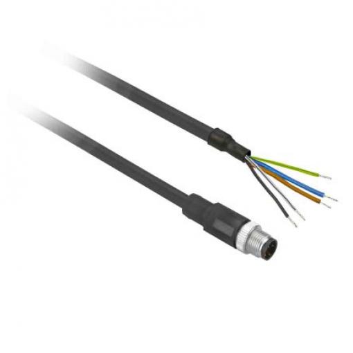 Kabel ovladače snímače, A: Vnější, A: Rovný 4, B: Bez koncovky, 300V 4, IP65, IP67, IP69K, řada: General Purpose