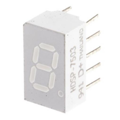 HDSP-7503-CD000 1 Katoda 5.4mcd Pravá strana Broadcom
