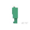TE Connectivity Zásuvný blok Terminal, rozteč: 3.5 mm, počet řad: 1, počet kontaktů: 12, orientace těla: Svislé, Zelená