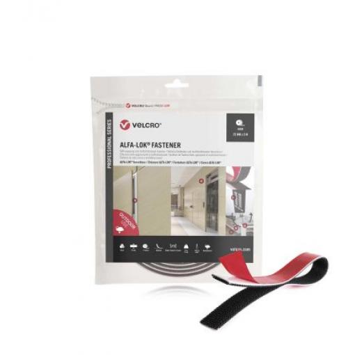 Páska na suchý zip, Černá 25 mm x, délka: 5 m VELCRO®