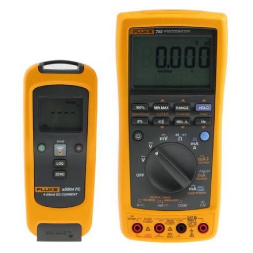 Fluke Multifunkční kalibrátor, číslo modelu: 789FC 1000V 1 A 50 mm HART 100 mm, životnost baterie: 140h 203mm, Baterie,
