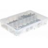 obsah sady: 50x H1 rovný 10 x 1 mm, 50x H2-45 10 x 1 mm, 50x H3-90 10 x 1 mm, skříňka RS PRO