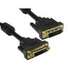 RS PRO, A: Vnější Duální propojení DVI-D, B: Vnitřní DVI-D 5 m Kabel DVI, Černá, Polyvinylchlorid