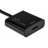 RS PRO Adaptér HDMI, orientace těla: Rovný, adaptér z typu: Display Port Vnější, HDMI, adaptér z typu: Adaptér Vnitřní,
