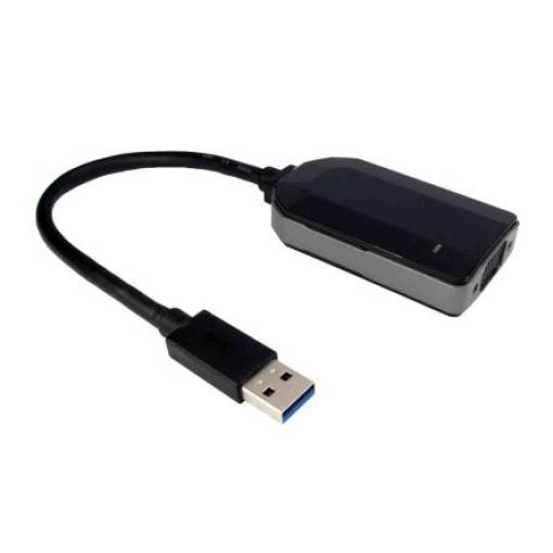 RS PRO Adaptér, 2048 x 1152 pixel, video připojení: VGA, standard: USB 3.0