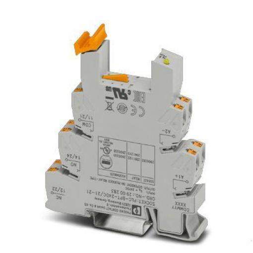 Phoenix Contact Základna relé 2 24 V dc PLC-BPT- 24DC/21-21 Lišta DIN