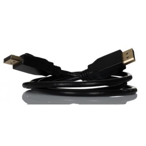 RS PRO, A: Vnější Display Port, B: Vnější Display Port, Polyvinylchlorid DisplayPort Kabely 1 m