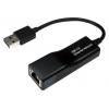 RS PRO Síťový adaptér USB 10 cm Černá 100Mbps
