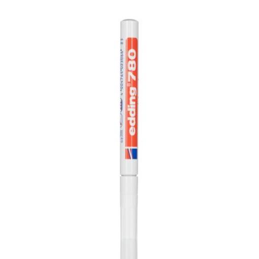 Barevný popisovač barva Bílá Extra Fine hrot 0.8 mm Edding