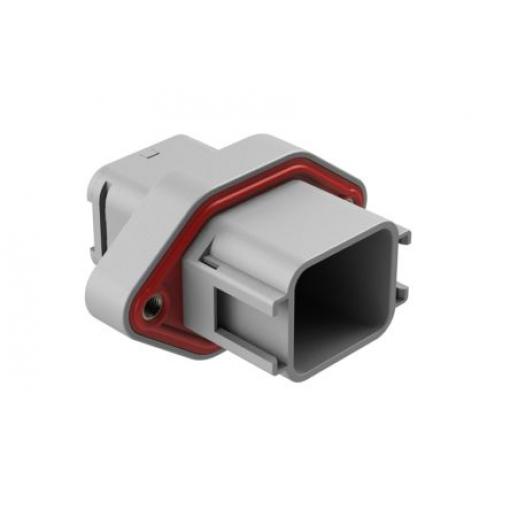 Amphenol Industrial Automobilový konektor, počet kontaktů: 18 barva Černá, Vnitřní, Montáž na přírubu, řada: ATV02