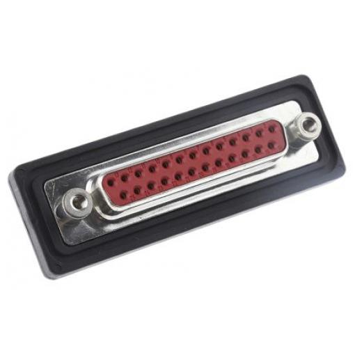 FCT from Molex Konektor D-Sub, řada: FWD, počet kontaktů: 25, orientace těla: Rovný, Montáž do panelu Vnitřní, D-SUB, 1