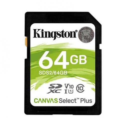 Karta SD SD 64 GB Kingston, řada: Canvas Select Plus -25 → +85°C