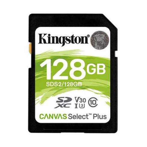 Karta SD 128 GB SDXC Kingston, řada: Canvas Select Plus UHS-I, Třída 10 85 °C -25 °C
