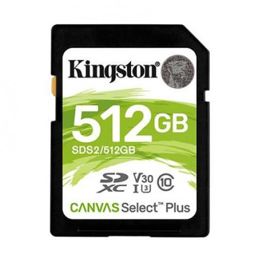 Karta SD SD 512 GB Kingston, řada: Canvas Select Plus -25 → +85°C