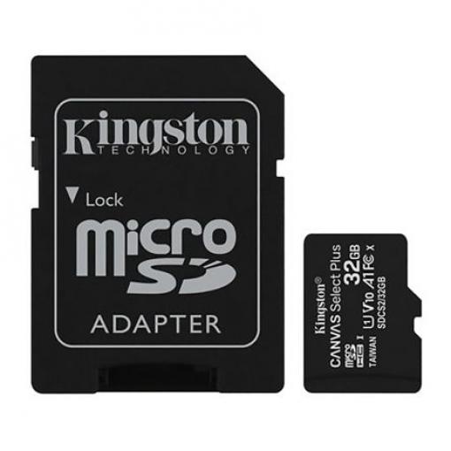 MicroSD 32 GB MicroSD Kingston UHS-I, Třída 10 85 °C -25 °C