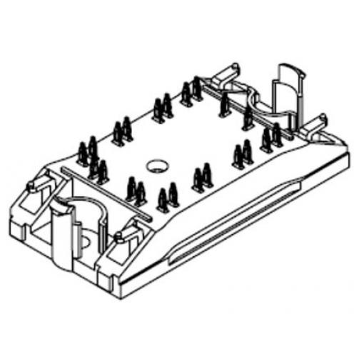 IGBT modul NXH100B120H3Q0STG N-kanálový 1200 V, Q0BOOST, počet kolíků: 22 Duální