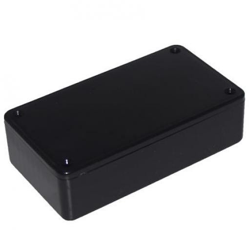 RS PRO Univerzální skříň IP54 Nestíněný barva Černá barva Černá ABS 112 mm 31 mm 62 mm