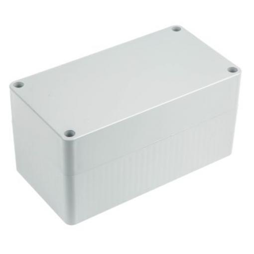 RS PRO Univerzální skříň IP54 Nestíněný barva Šedá barva Šedá ABS 150 mm 76 mm 80 mm