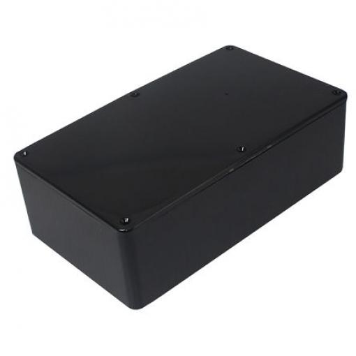 RS PRO Univerzální skříň IP54 Nestíněný barva Černá barva Černá ABS 190 mm 60 mm 110 mm