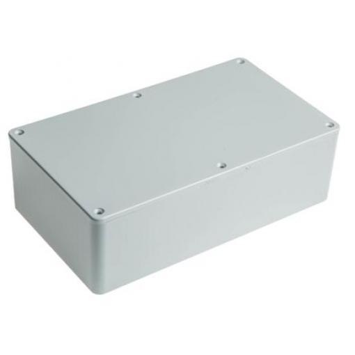 RS PRO Univerzální skříň IP54 Nestíněný barva Šedá barva Šedá ABS 190 mm 60 mm 110 mm