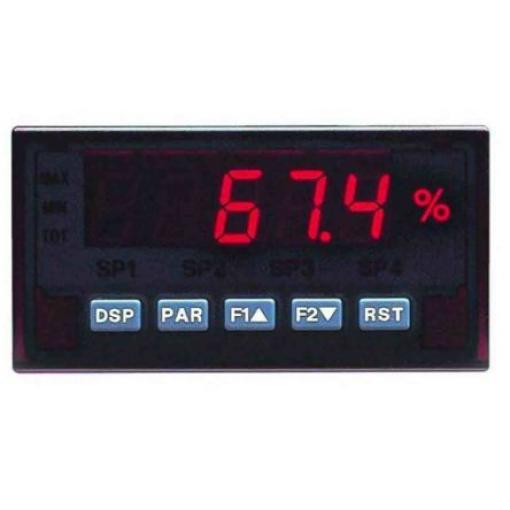 Red Lion Digitální panelový multifunkční měřič, řada: PAX LED, výška výřezu: 45 mm, šířka výřezu: 92 mm pro Napětí,