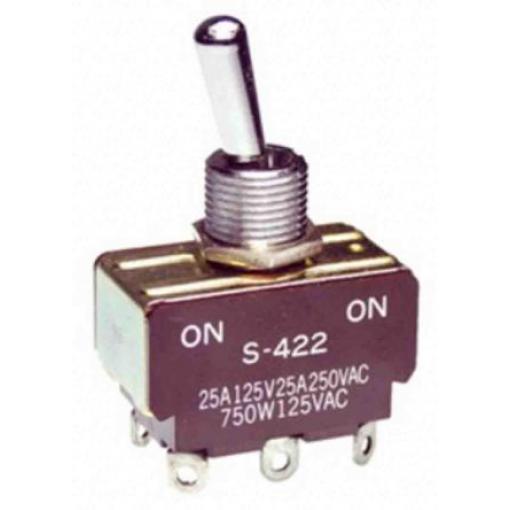 NKK Switches Přepínač Panel DPDT zap-zap ovládání 20 A Pájecí 30 V dc